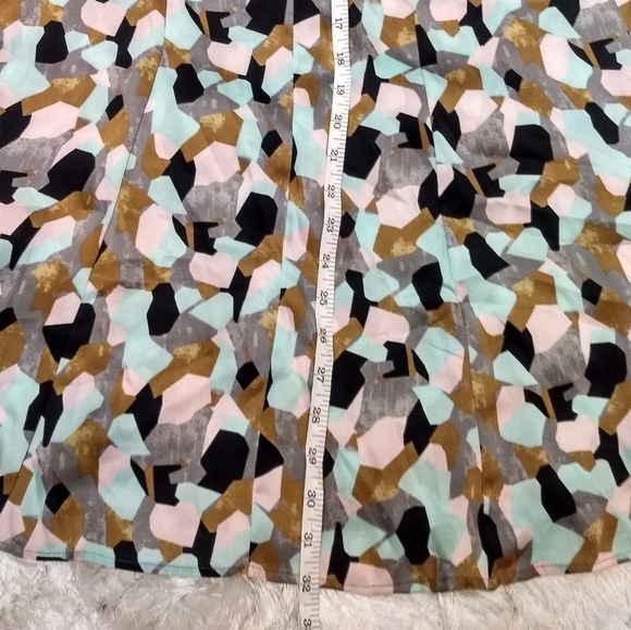 Zara basic colorful pattern dress - Picture 4 of 6